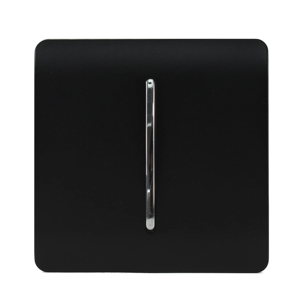 Trendi, Artistic Modern 1 Gang 2 Way 10 Amp Rocker Light Switch, BRITISH MADE, (25mm Back Box Required)