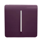 Trendi, Artistic Modern 1 Gang 2 Way 10 Amp Rocker Light Switch, BRITISH MADE, (25mm Back Box Required)