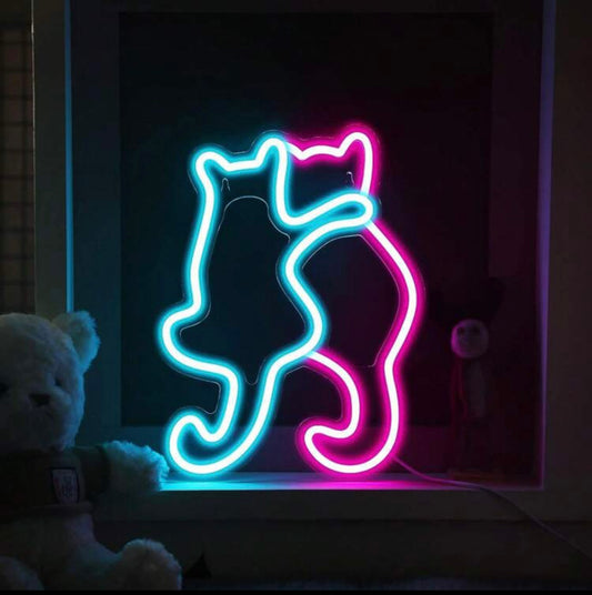 Led Neon Cat Buddies