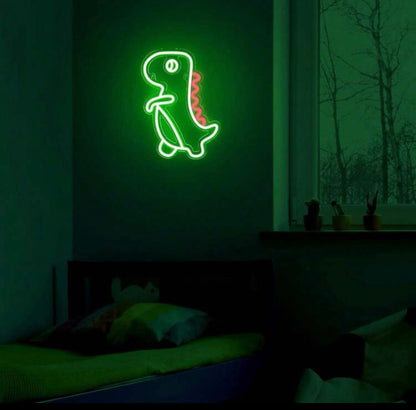 Led Neon Dinosaur Playroom Sign