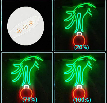 Neon Grinch Light- Extra Bright