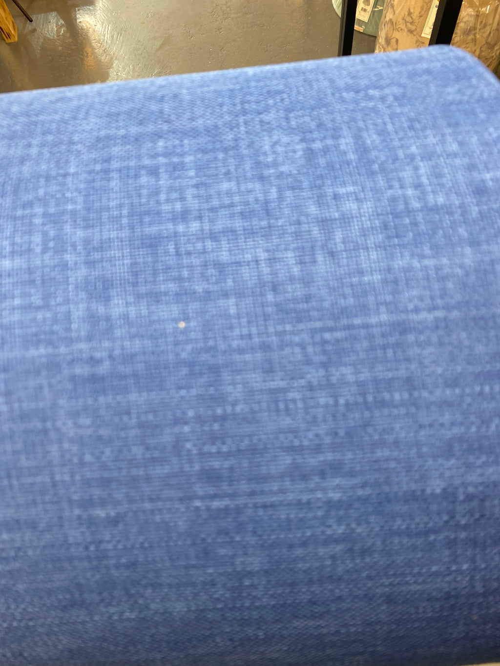 Hand Crafted Drum Lampshade - Blue Palms