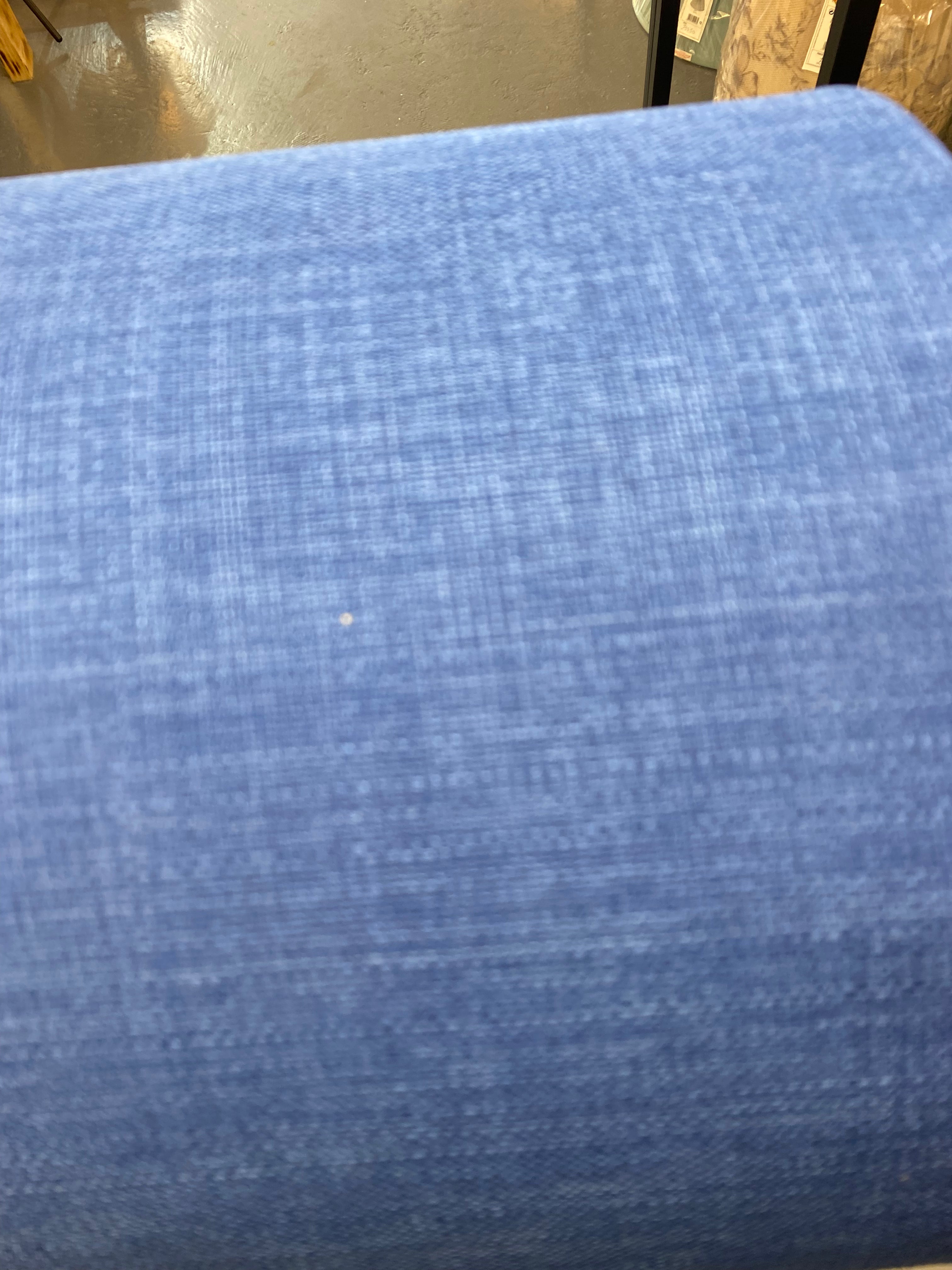 Hand Crafted Drum Lampshade - Blue Palms