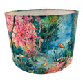 Hand Crafted Drum Lampshade - Koi Pond