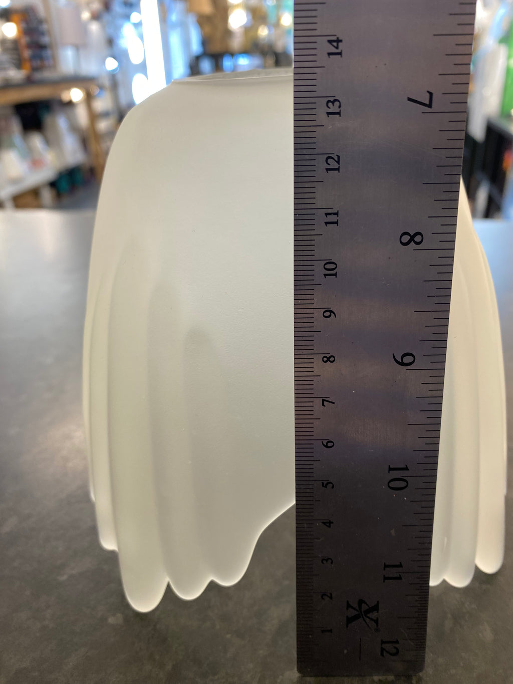 (28) Unknown Fitting - Floral Style Shade for ES lampholder