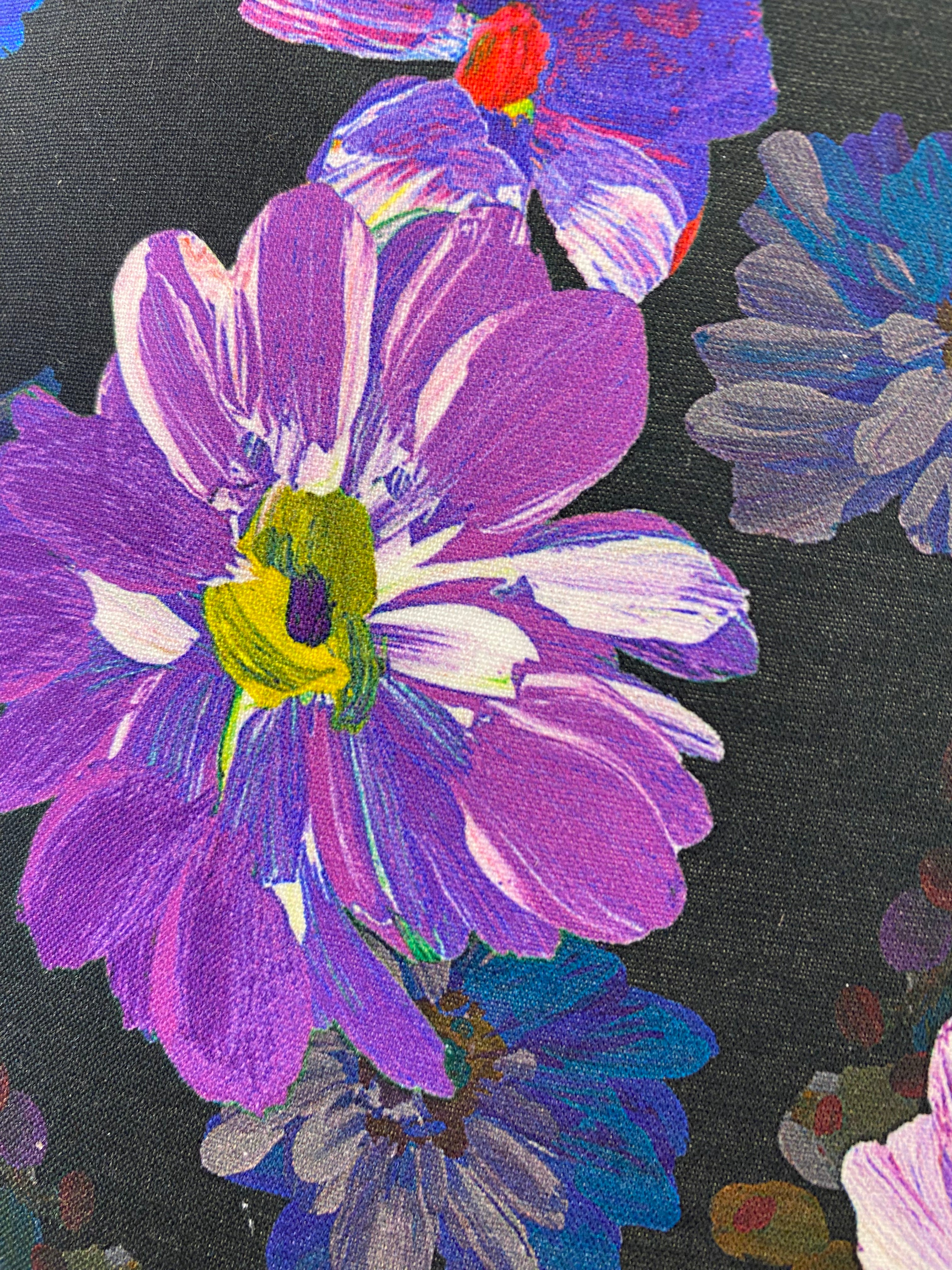 Hand Crafted Drum Lampshade - Bright Daisies