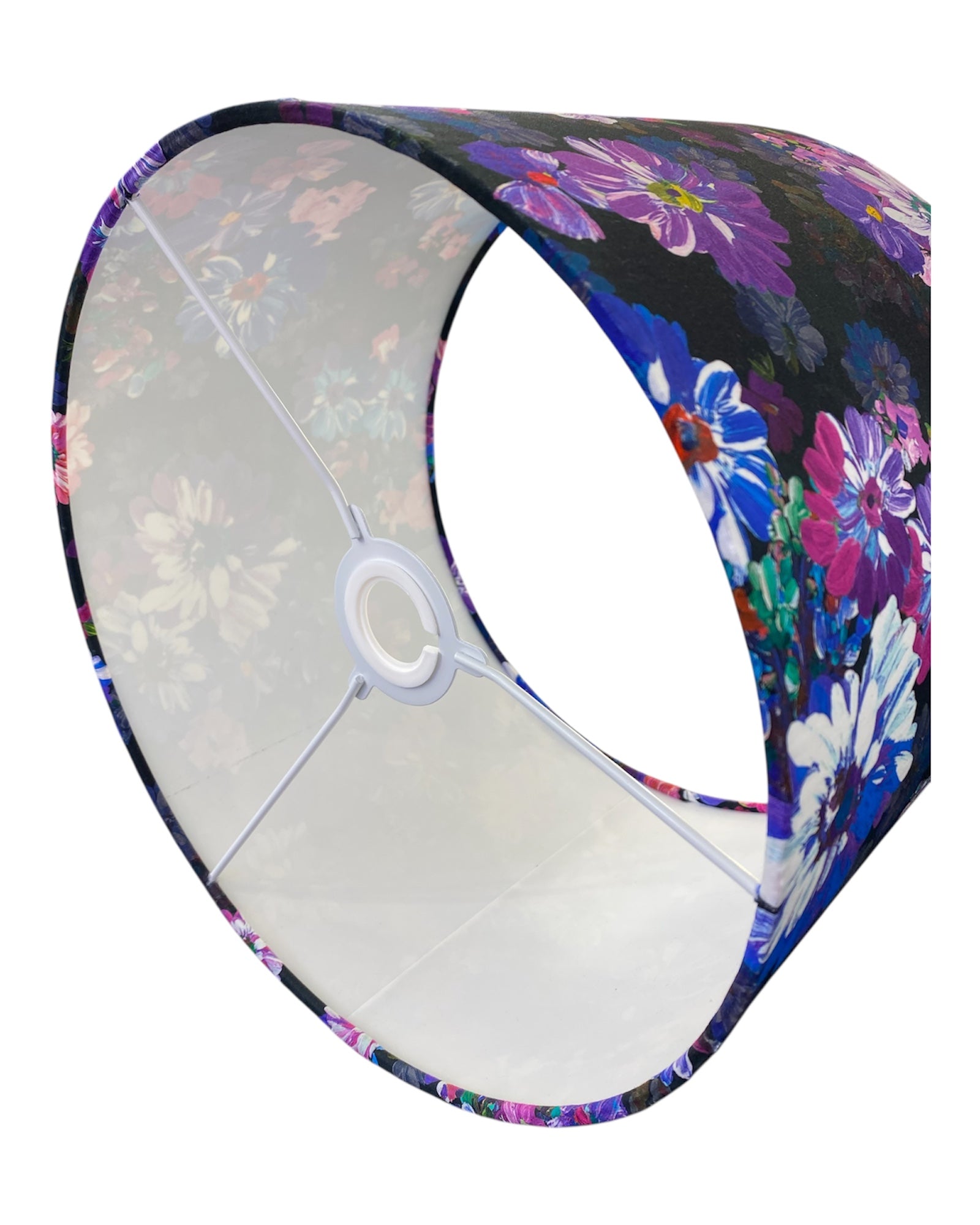 Hand Crafted Drum Lampshade - Bright Daisies