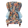 Tropical Leopards Wing Back Armchair by Acantha Maude