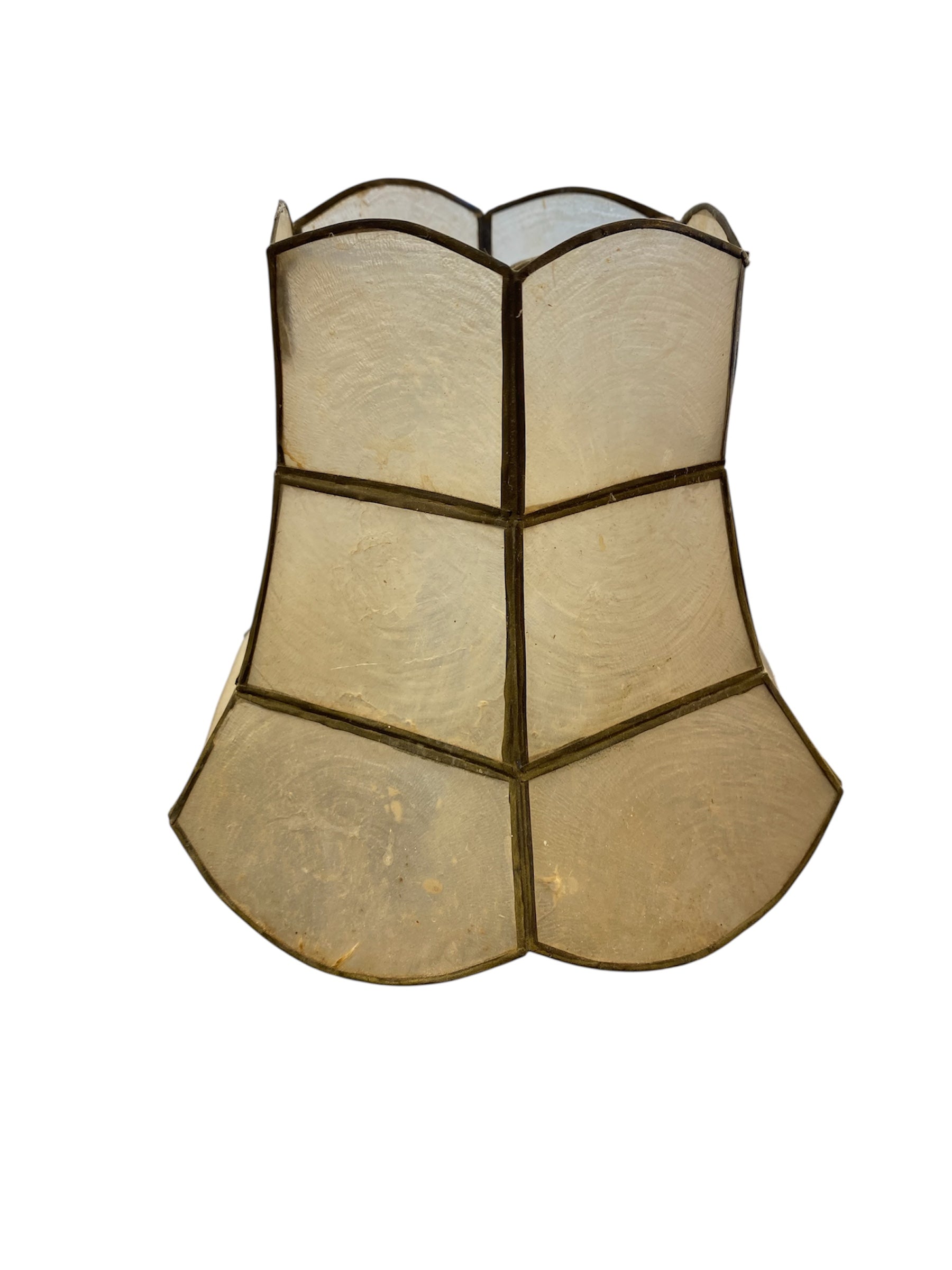 Vintage 1950’s Capiz Shell Clip on Shades - Set of 4