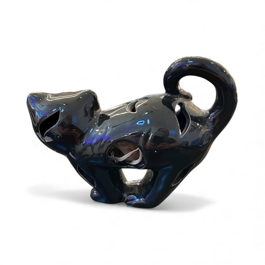 Halloween Cat Ceramic Pot Pourri Holder