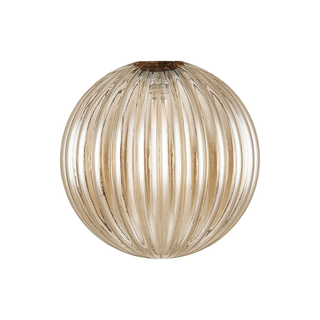 Baron 15cm Segment (AL) Round Globe Glass Shade for G9 Fittings