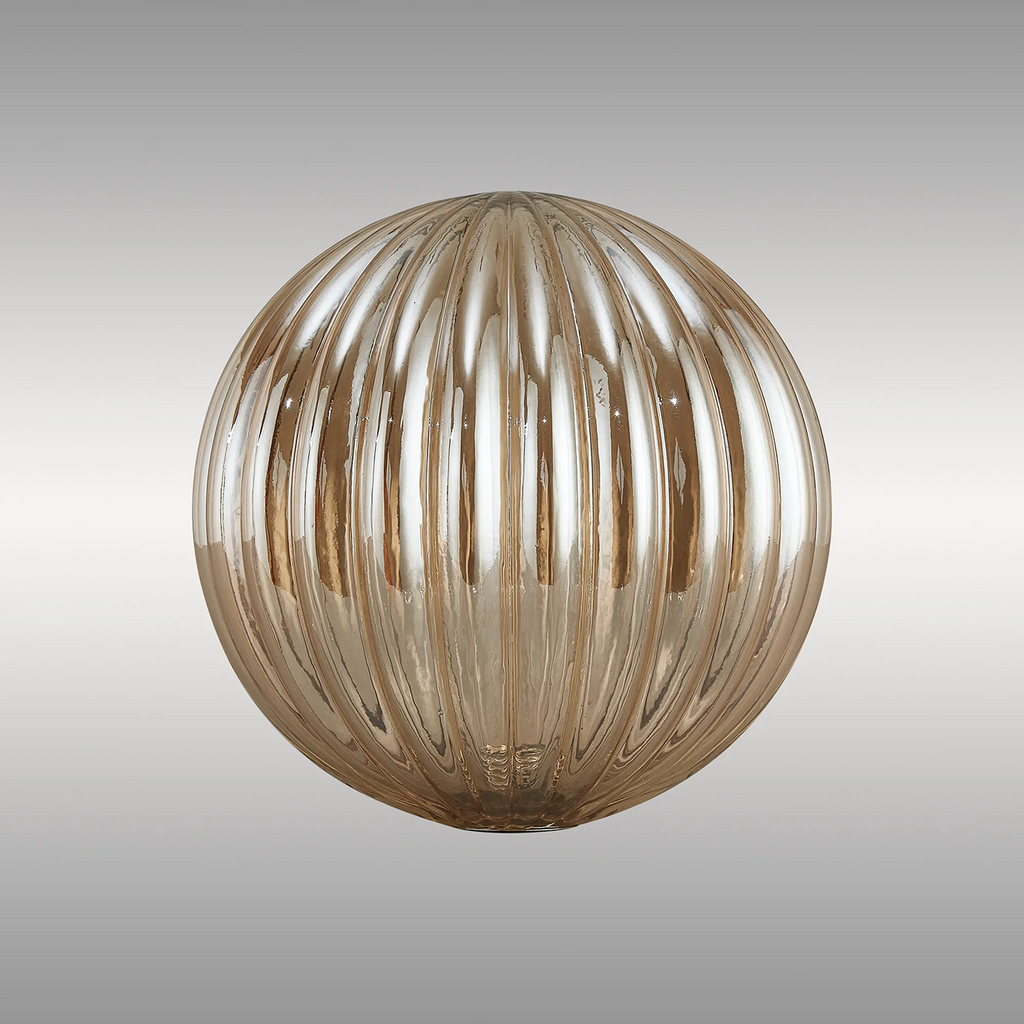 Baron 15cm Segment (AL) Round Globe Glass Shade for G9 Fittings