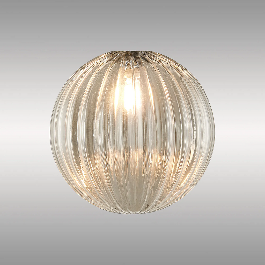 Baron 15cm Segment (AL) Round Globe Glass Shade for G9 Fittings