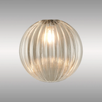 Baron 15cm Segment (AL) Round Globe Glass Shade for G9 Fittings