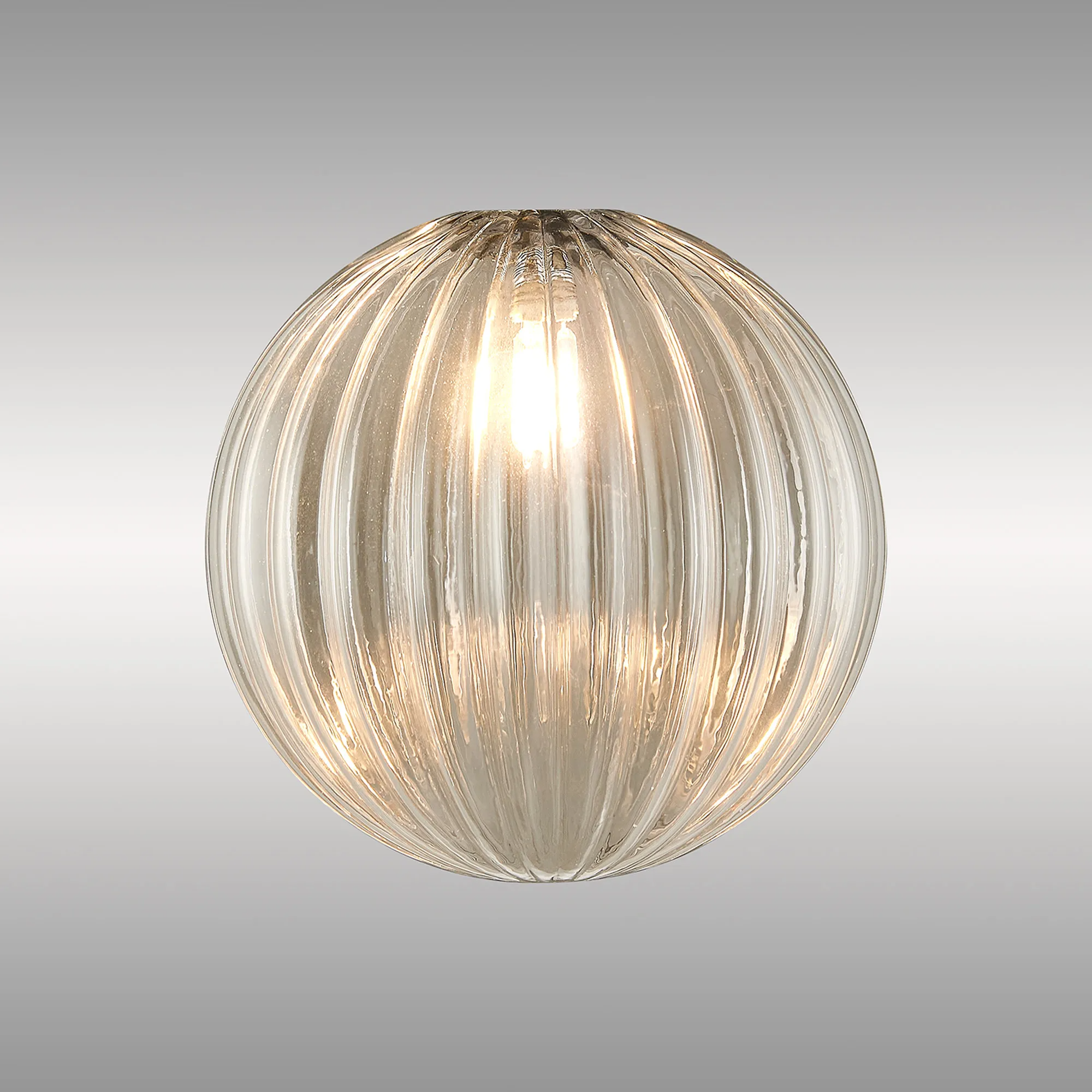 Baron 15cm Segment (AL) Round Globe Glass Shade for G9 Fittings