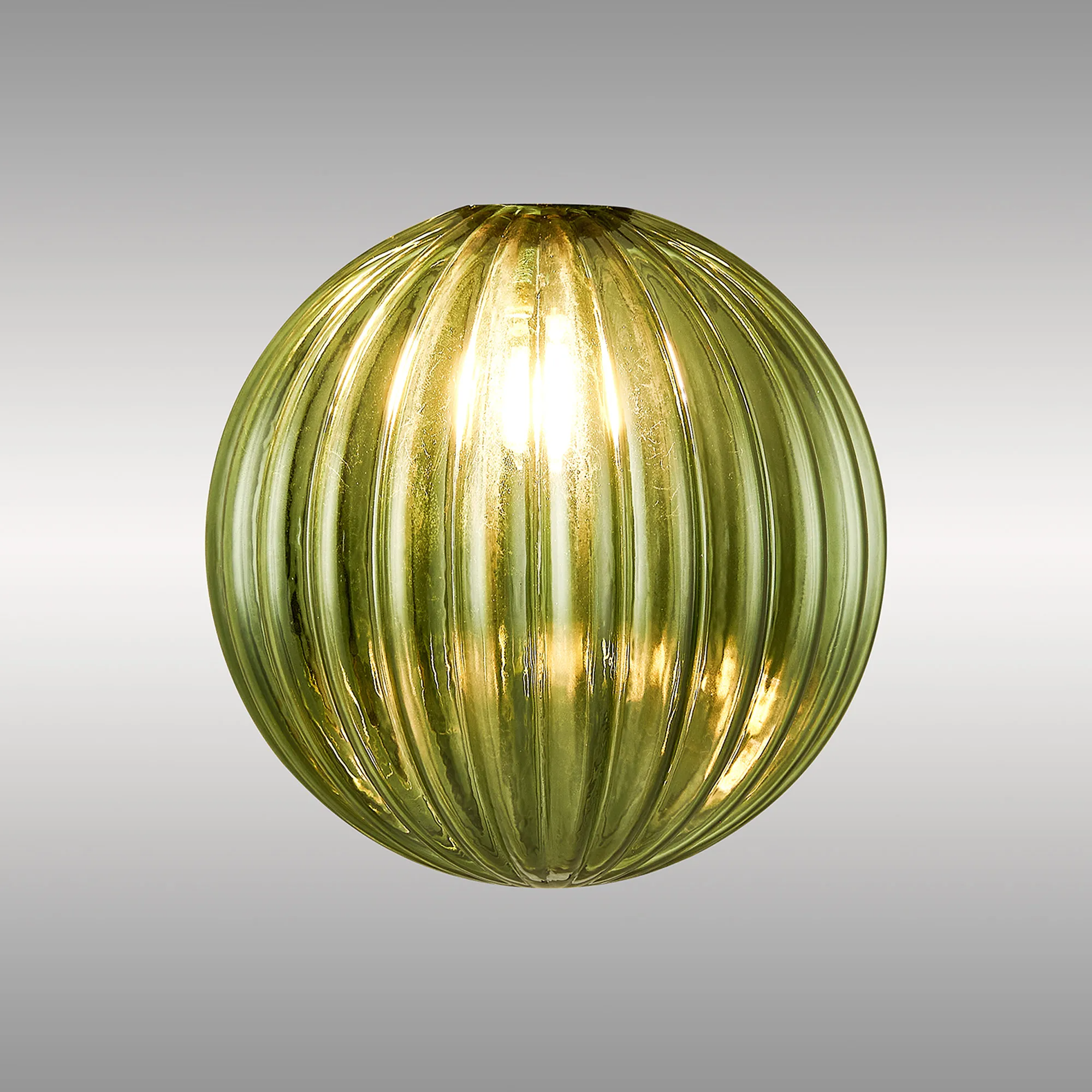 Baron 15cm Segment (AL) Round Globe Glass Shade for G9 Fittings