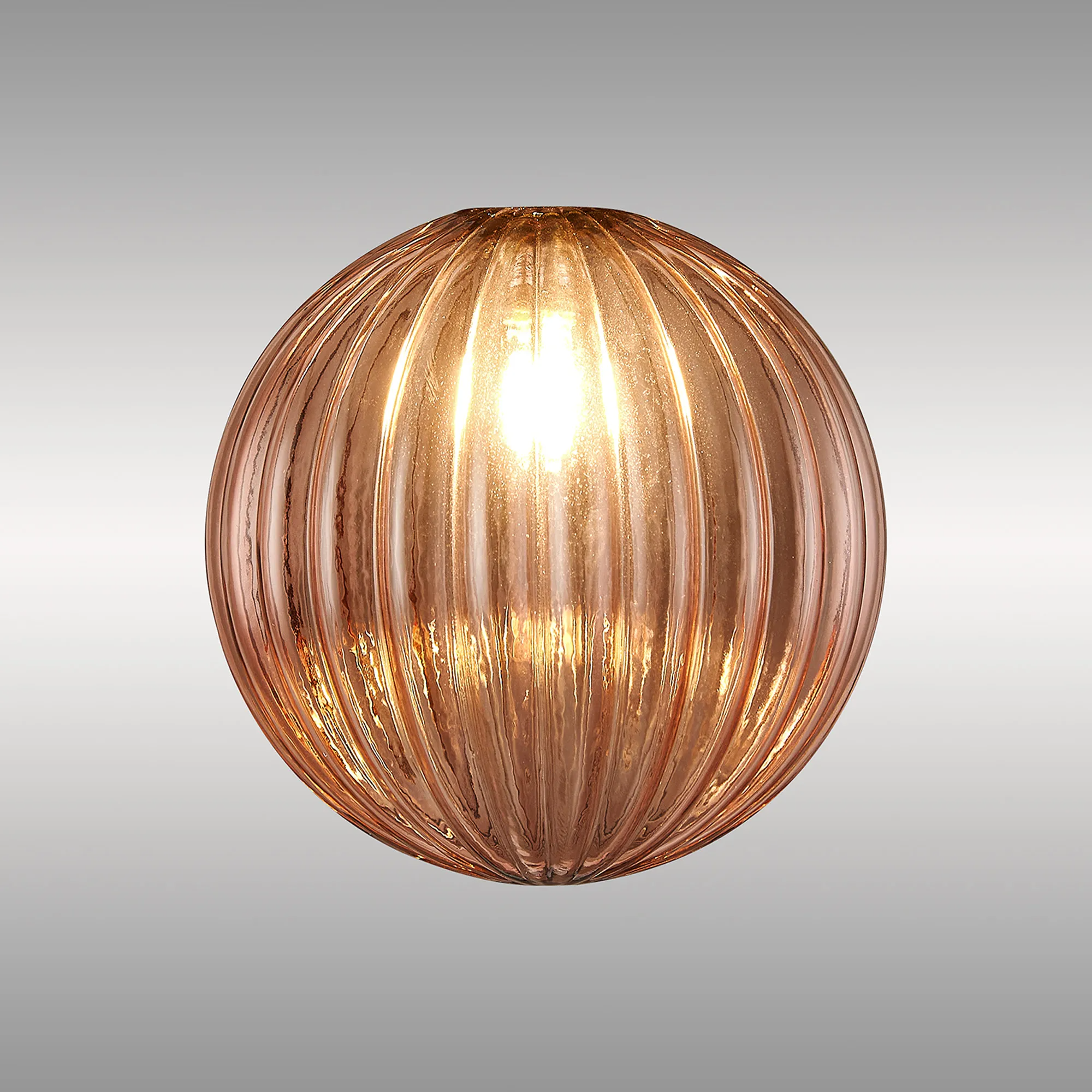 Baron 15cm Segment (AL) Round Globe Glass Shade for G9 Fittings