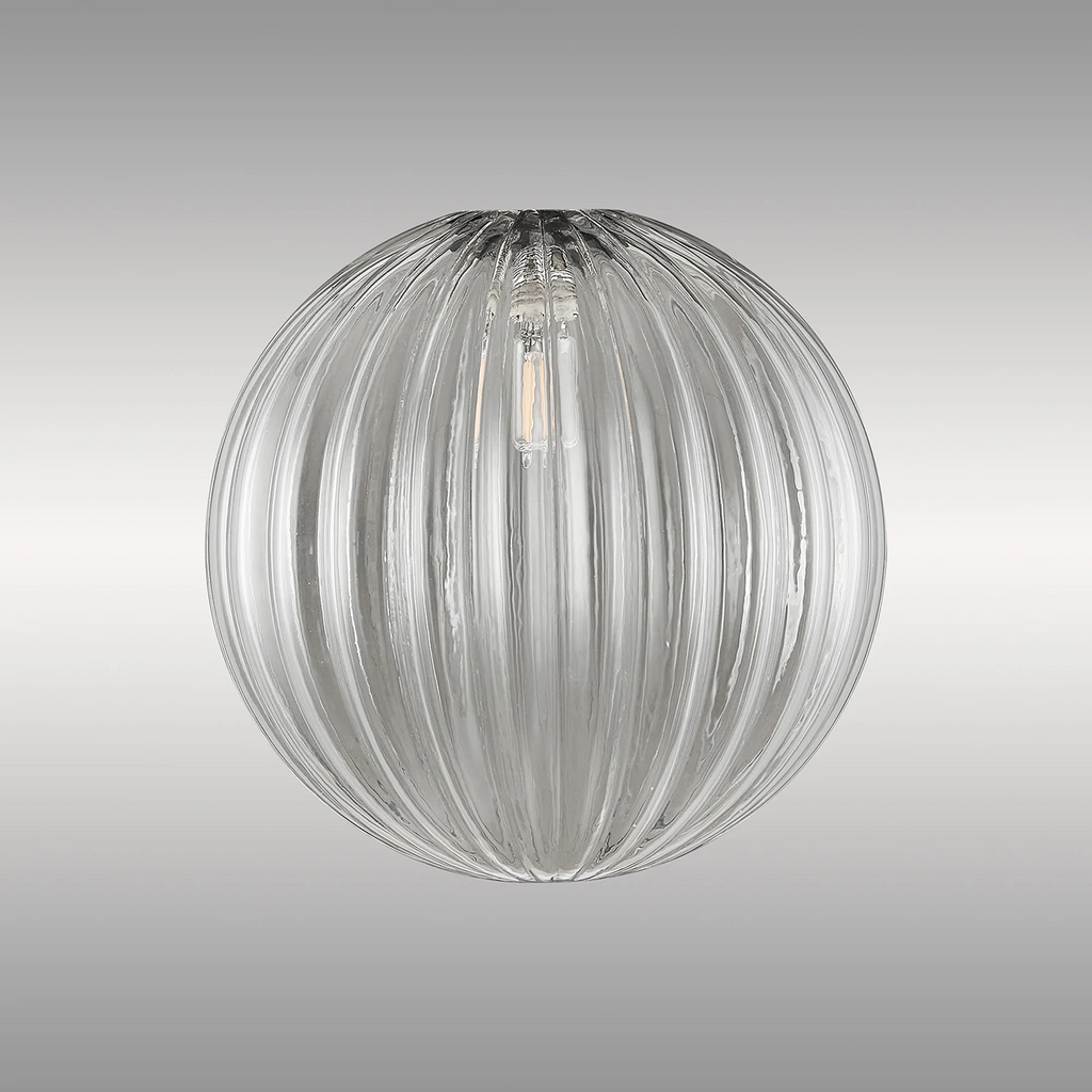 Baron 15cm Segment (AL) Round Globe Glass Shade for G9 Fittings