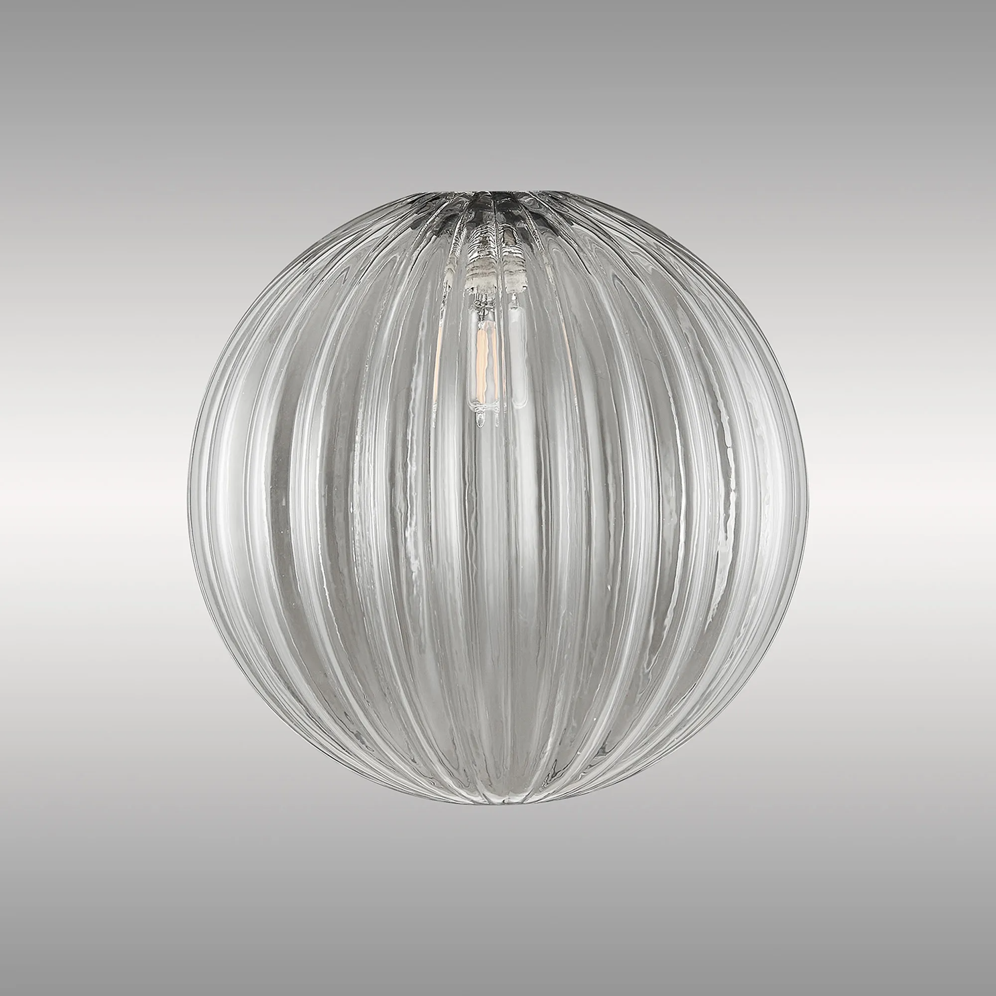 Baron 15cm Segment (AL) Round Globe Glass Shade for G9 Fittings