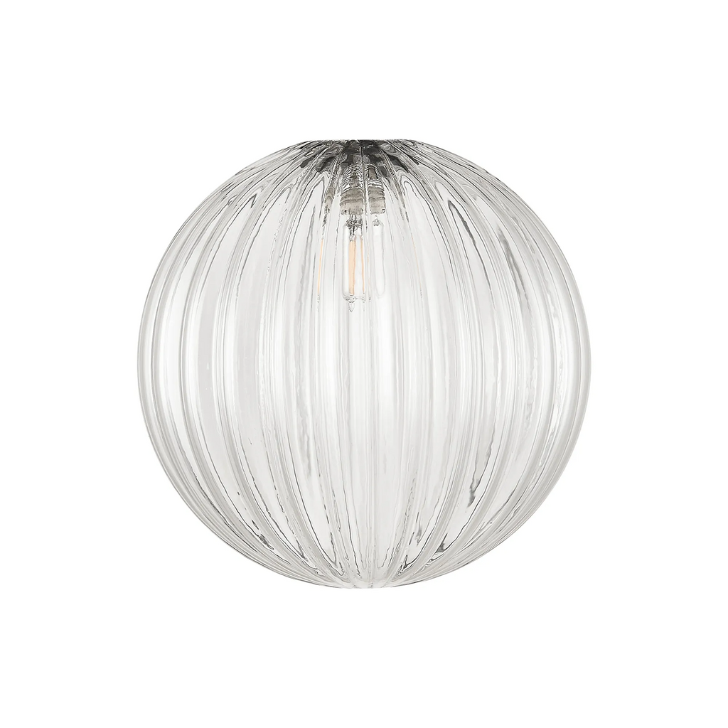 Baron 15cm Segment (AL) Round Globe Glass Shade for G9 Fittings