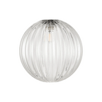 Baron 15cm Segment (AL) Round Globe Glass Shade for G9 Fittings