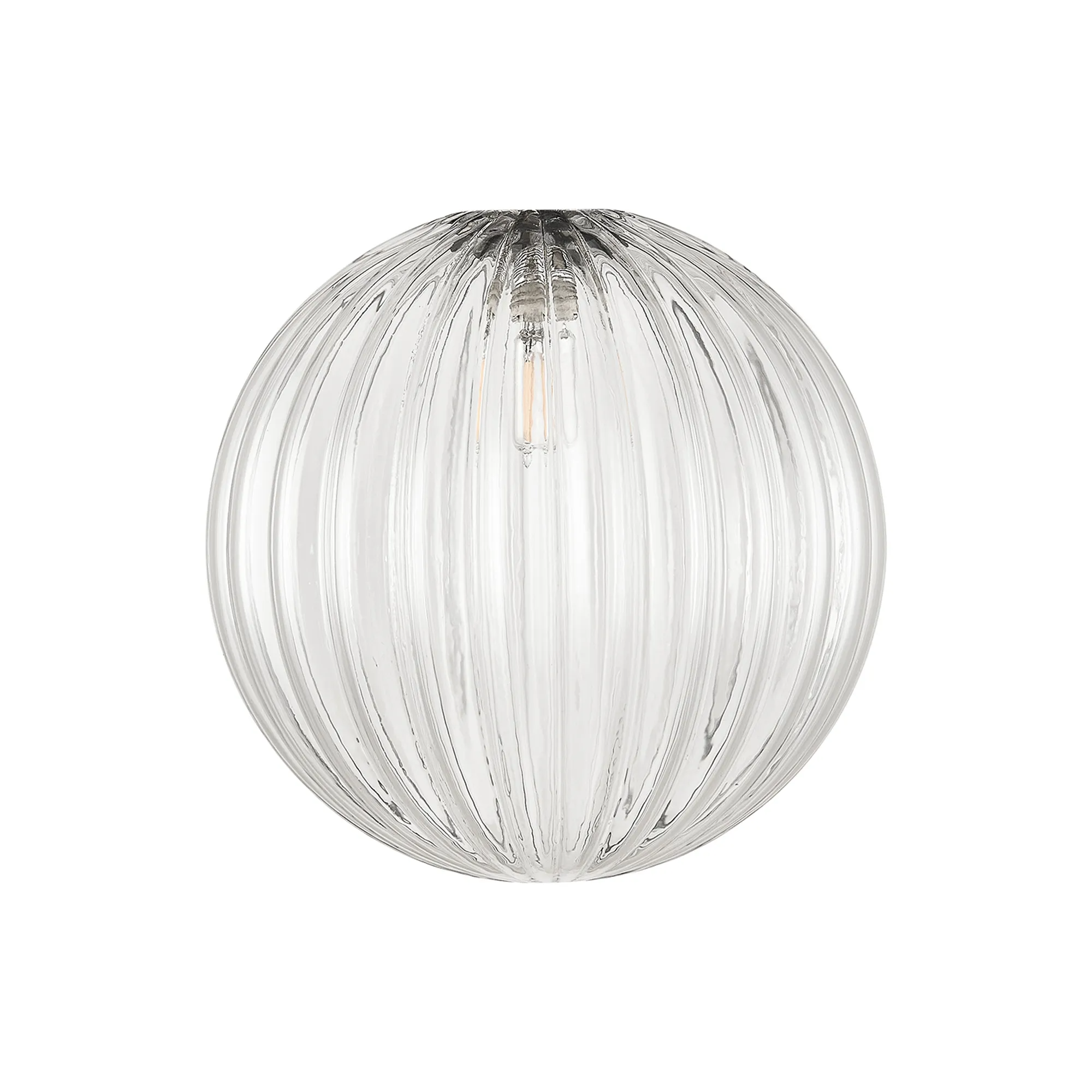 Baron 15cm Segment (AL) Round Globe Glass Shade for G9 Fittings