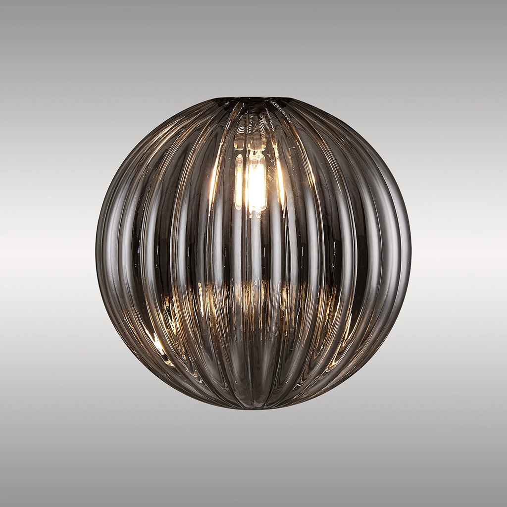 Baron 15cm Segment (AL) Round Globe Glass Shade for G9 Fittings
