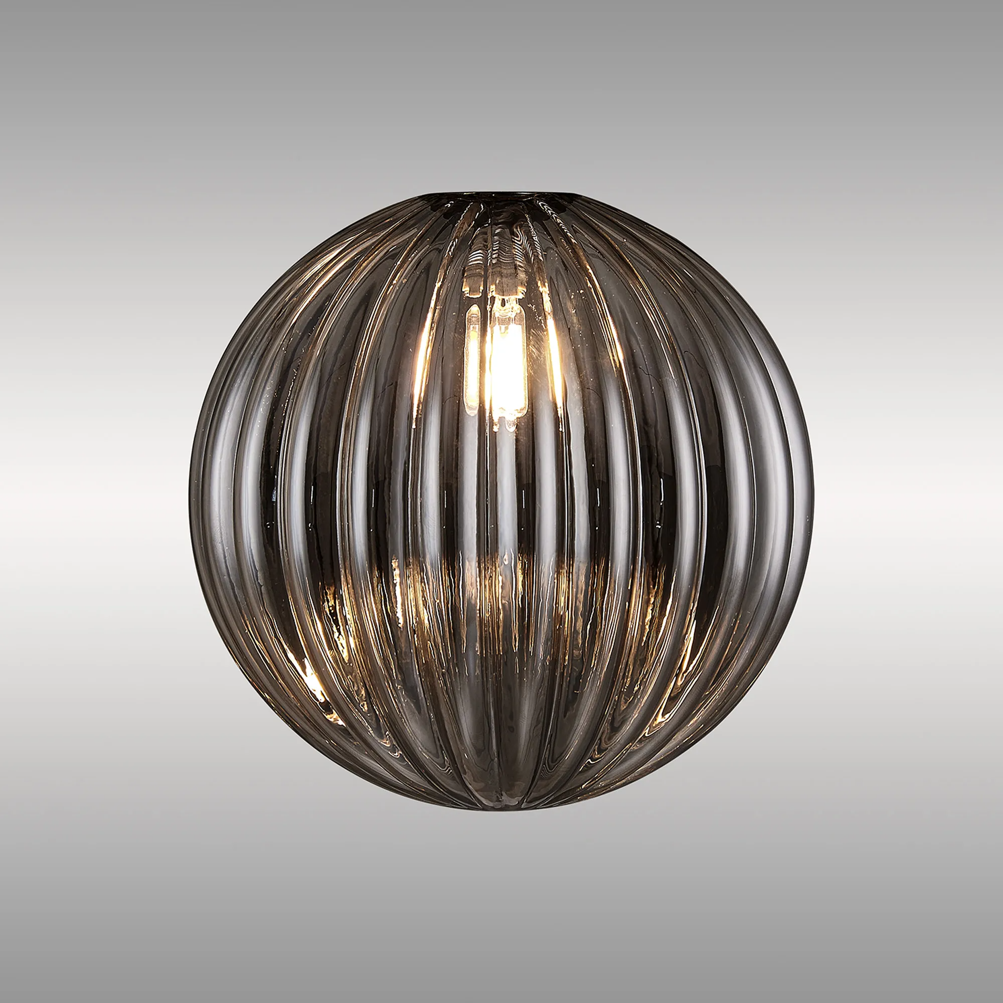Baron 15cm Segment (AL) Round Globe Glass Shade for G9 Fittings