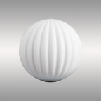 Baron 15cm Segment (AL) Round Globe Glass Shade for G9 Fittings