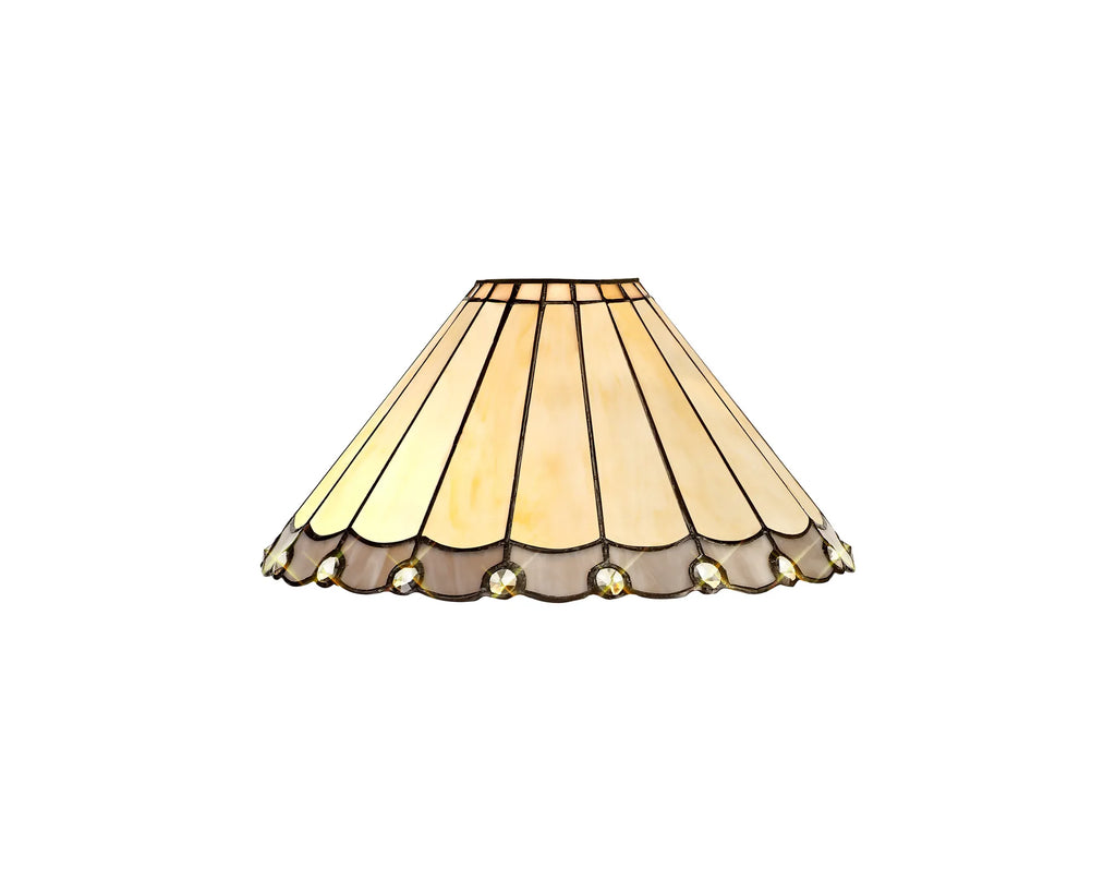 Grey and cream tiffany shade