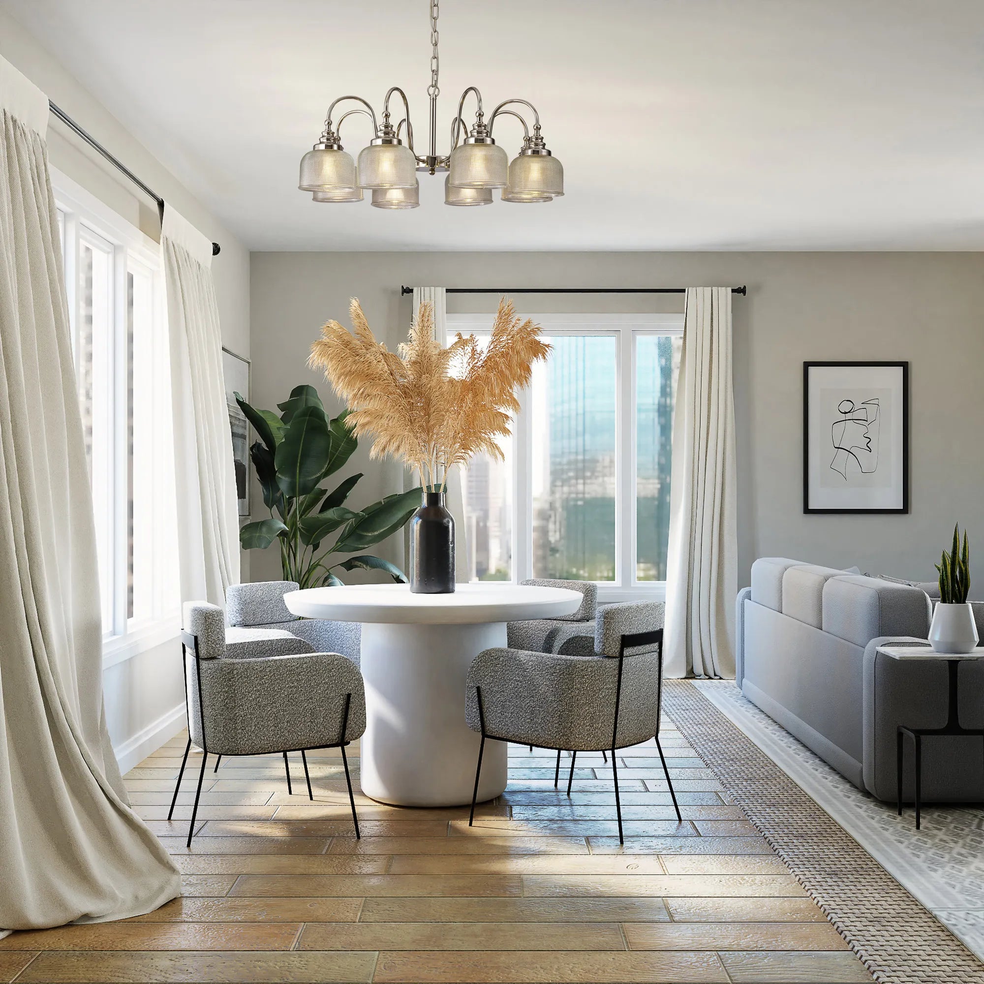 Sledmere 14.5x11cm Prismatic Dome Glass Shade With Flat Edge - 10 Colours