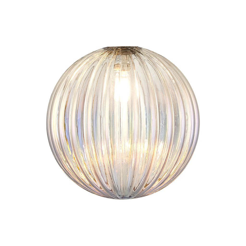 Baron 15cm Segment (AL) Round Globe Glass Shade for G9 Fittings