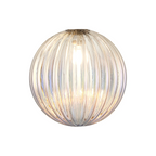 Baron 15cm Segment (AL) Round Globe Glass Shade for G9 Fittings
