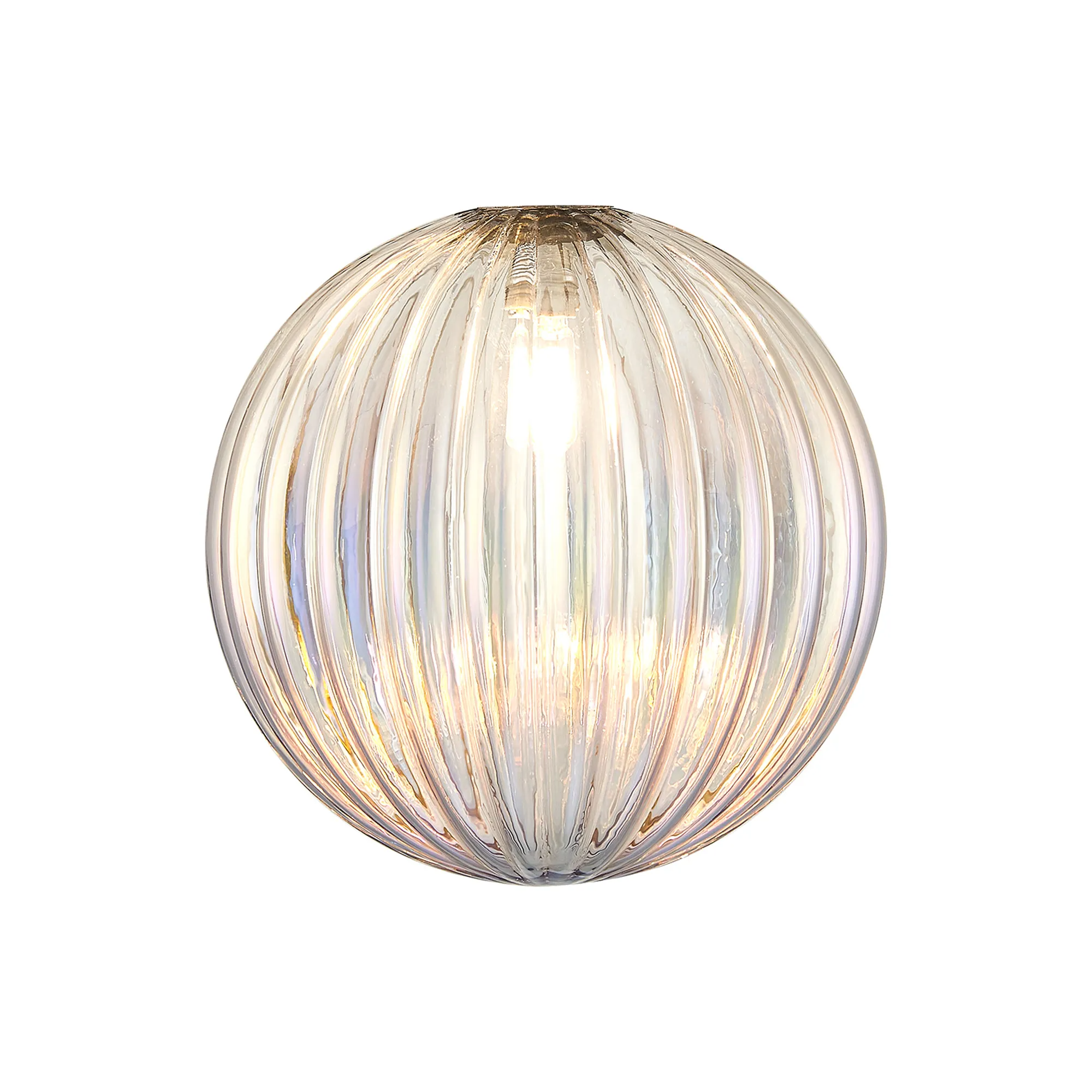 Baron 15cm Segment (AL) Round Globe Glass Shade for G9 Fittings