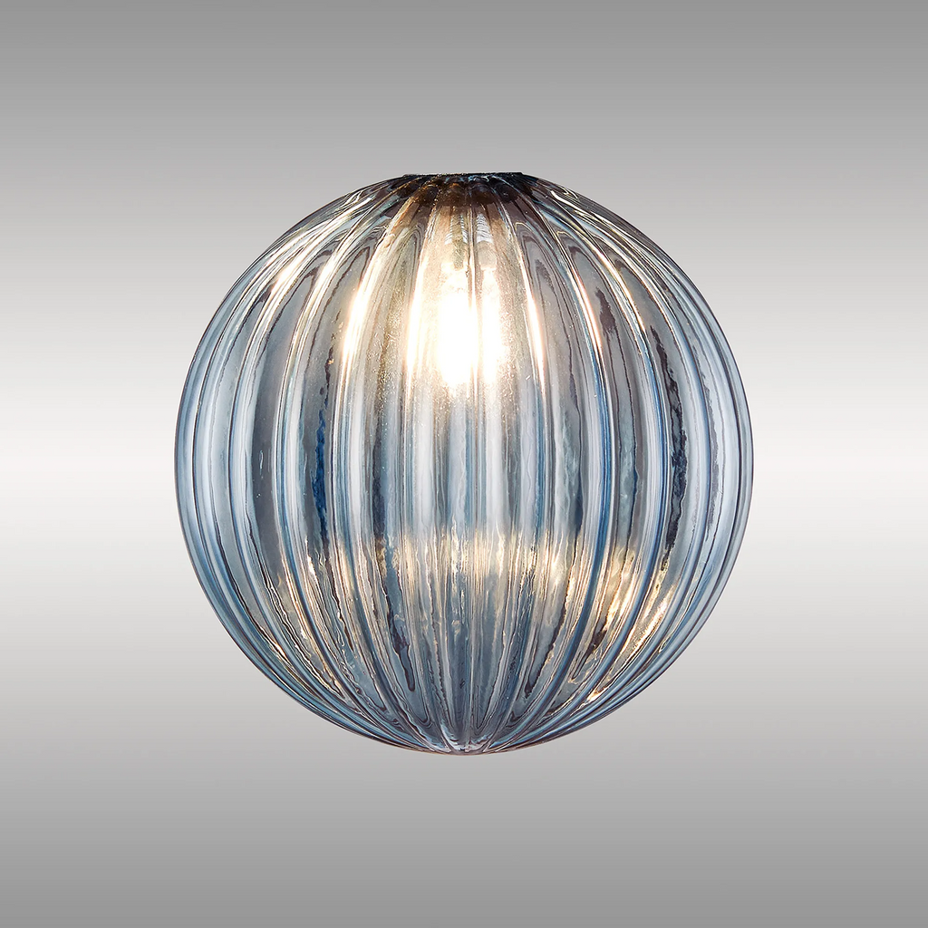Baron 15cm Segment (AL) Round Globe Glass Shade for G9 Fittings