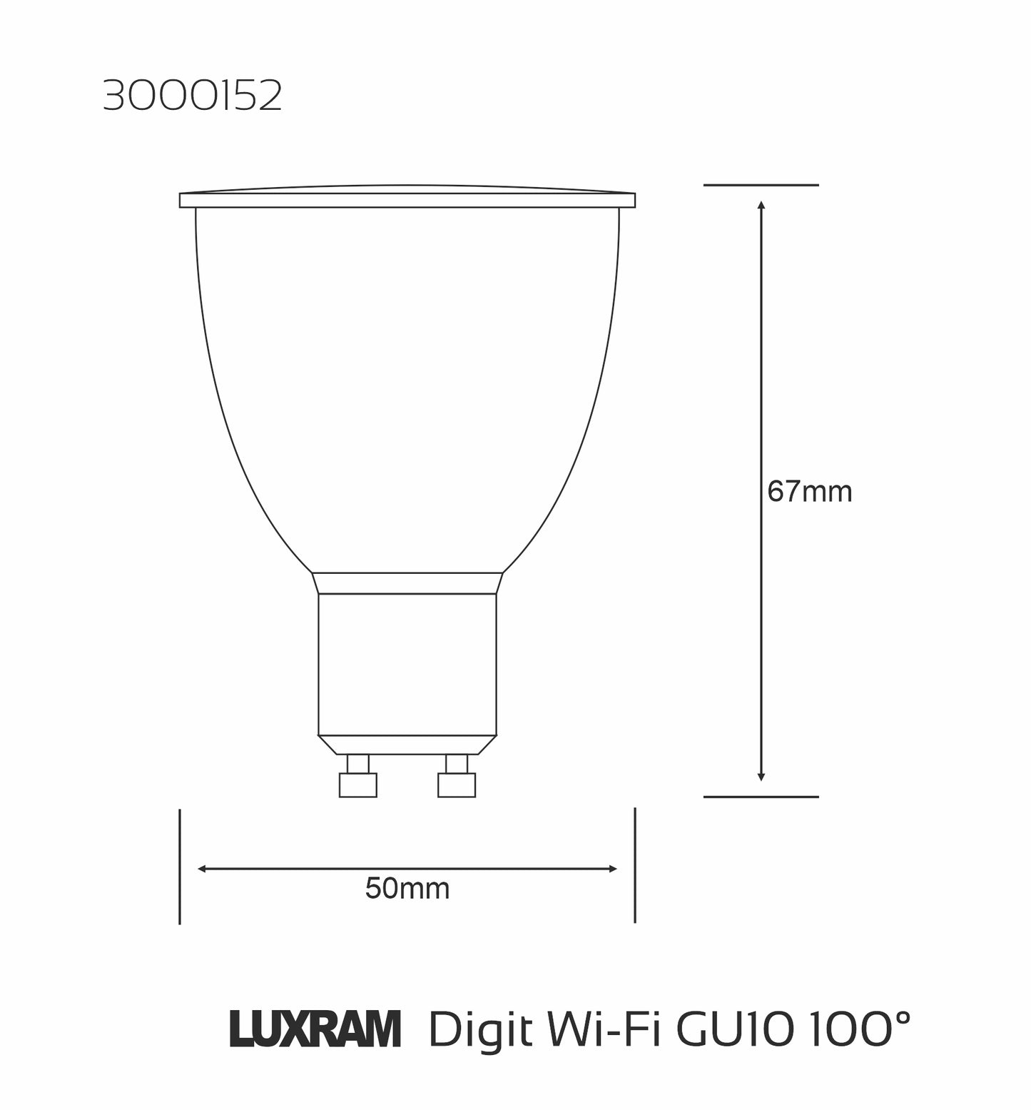 SMART LED GU10 Spot Bulb