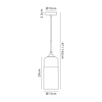 Mia Single Tube Pendant