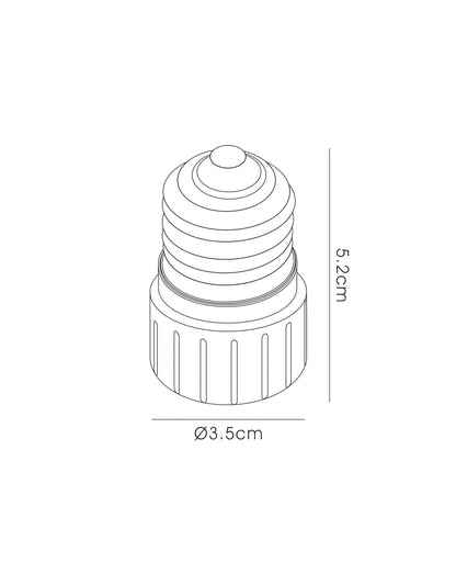 E27 Lampholder to GU10 Lamp Socket Converter