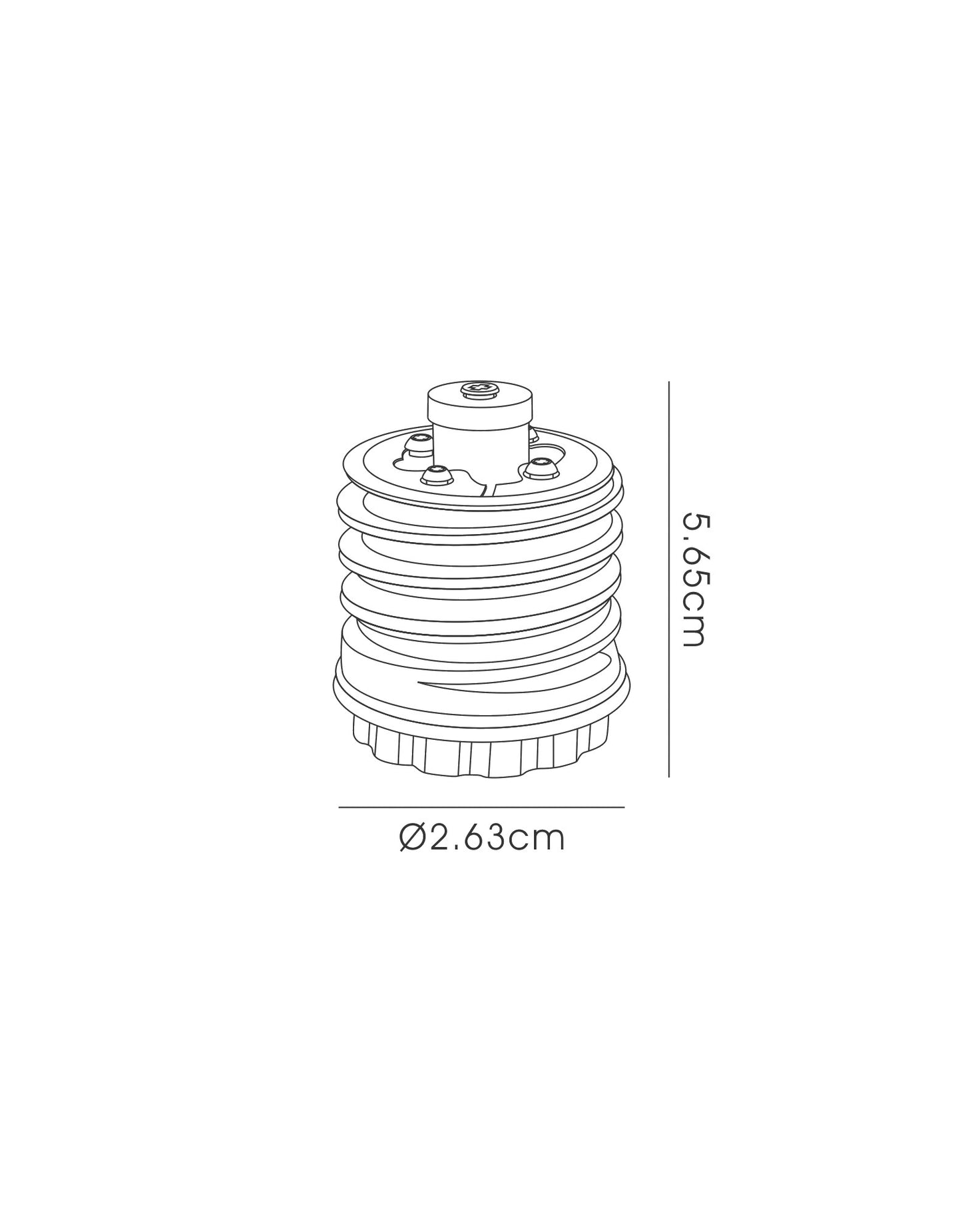 E40 Lampholder to E27 Lamp Socket Converter