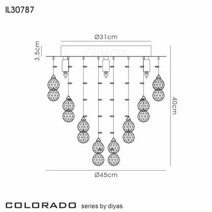 Colorado Round Ceiling Light