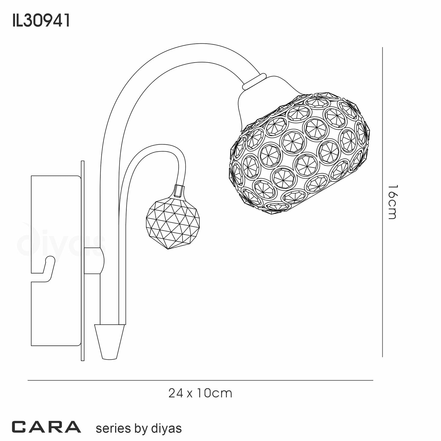 Cara Wall Light