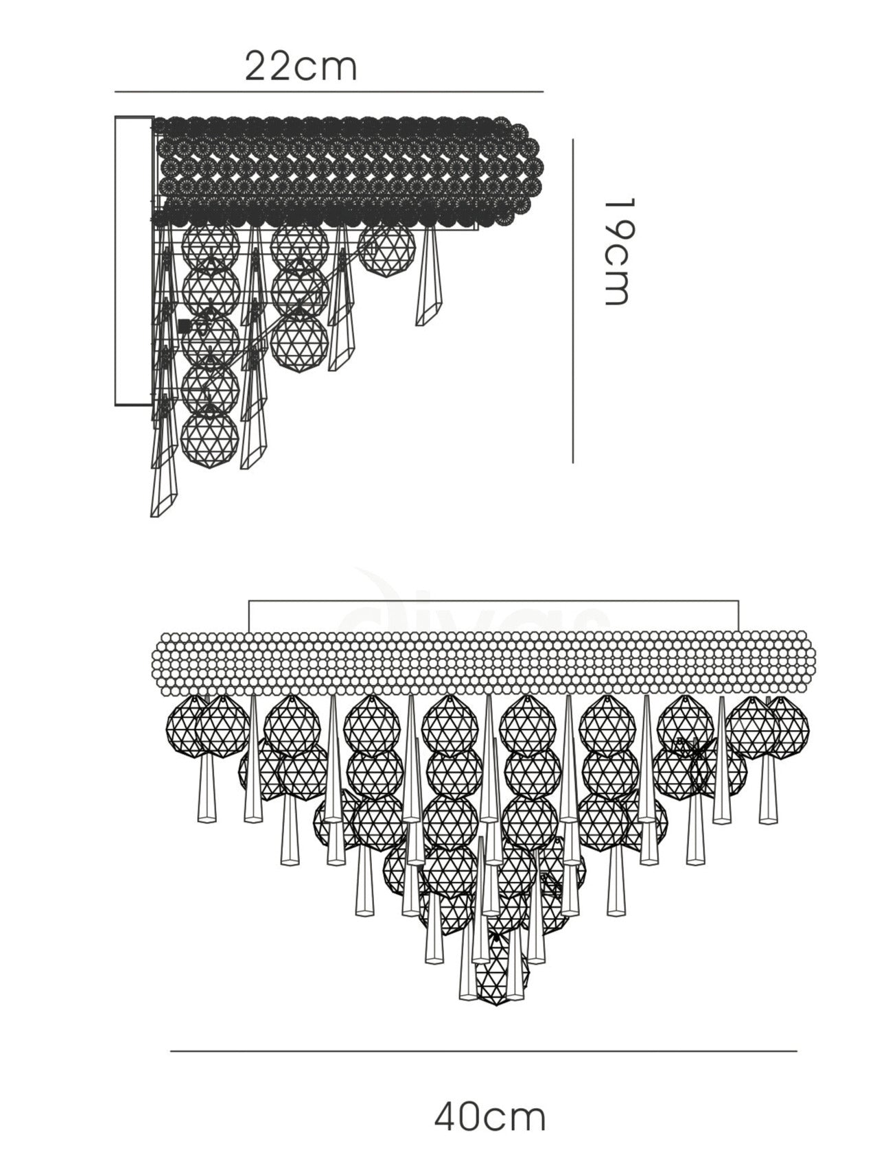 Alexandra Medium Wall Light