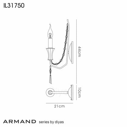 Armand Single Wall Light