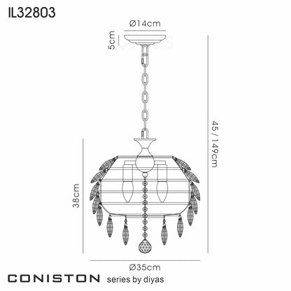 Coniston Small Pendant