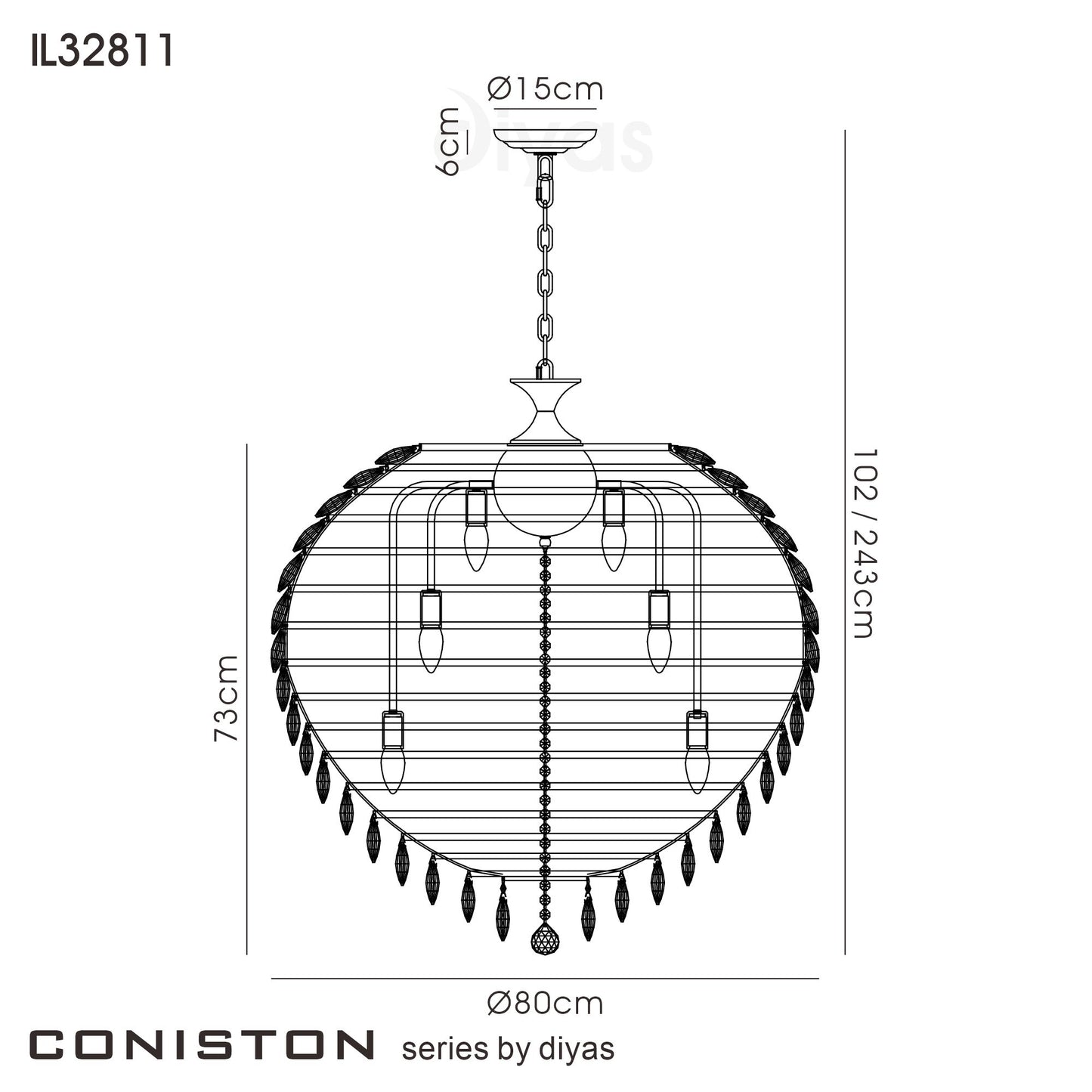 Coniston XXL Pendant