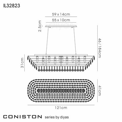 Coniston Linear Pendant