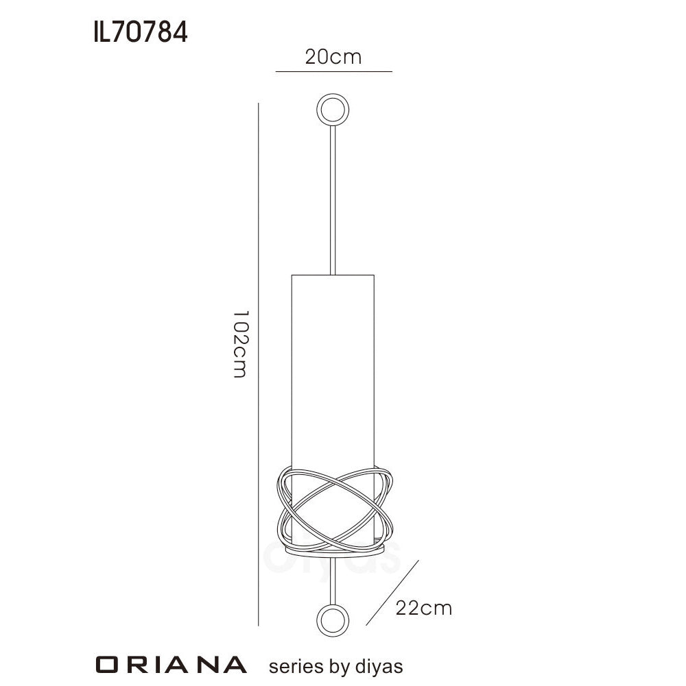 Oriana Wall Candle Holder