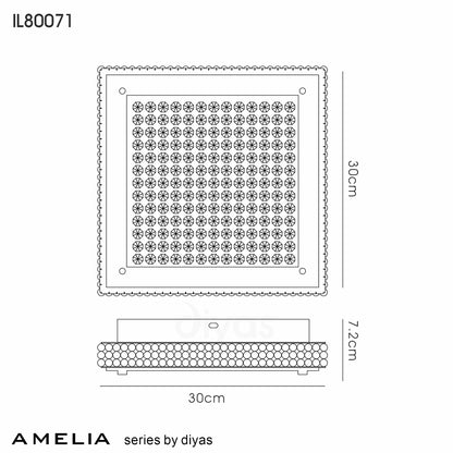 Amelia Medium Square Ceiling