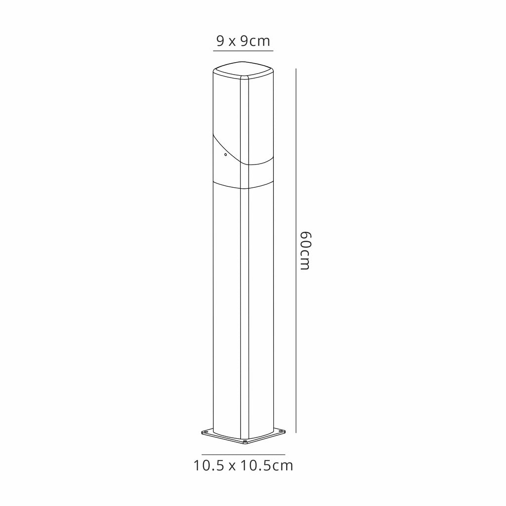 Arty Post Lamp / Bollard, 1 x E27, IP44