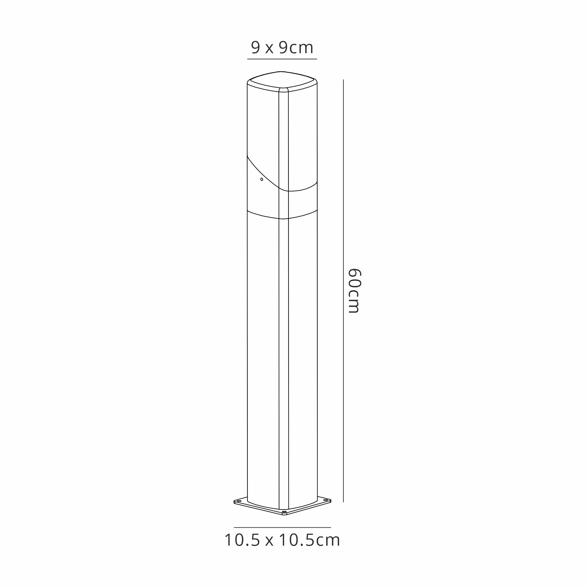 Arty Post Lamp / Bollard, 1 x E27, IP44